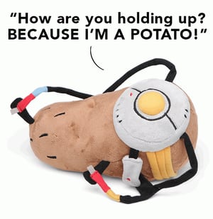 This is the Avatar Image for the Potato GLaDOS (potatOS) AI Voice and Text to Speech Generator